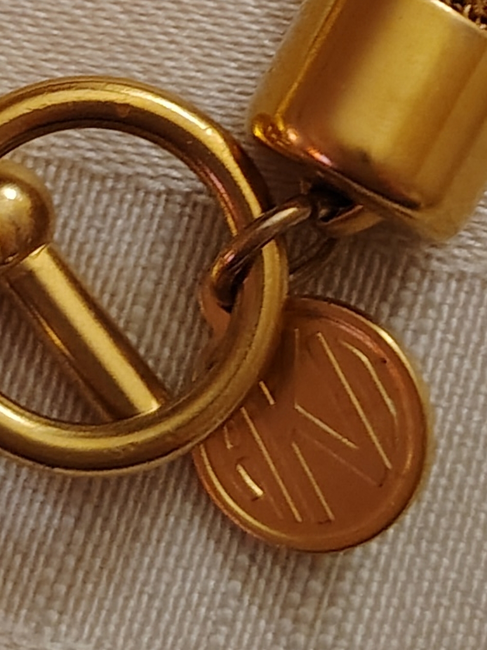 Anne Klein Bracelet with Logo Charm